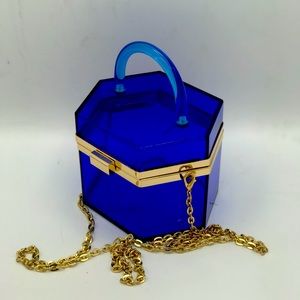 Royal Blue Acrylic Purse